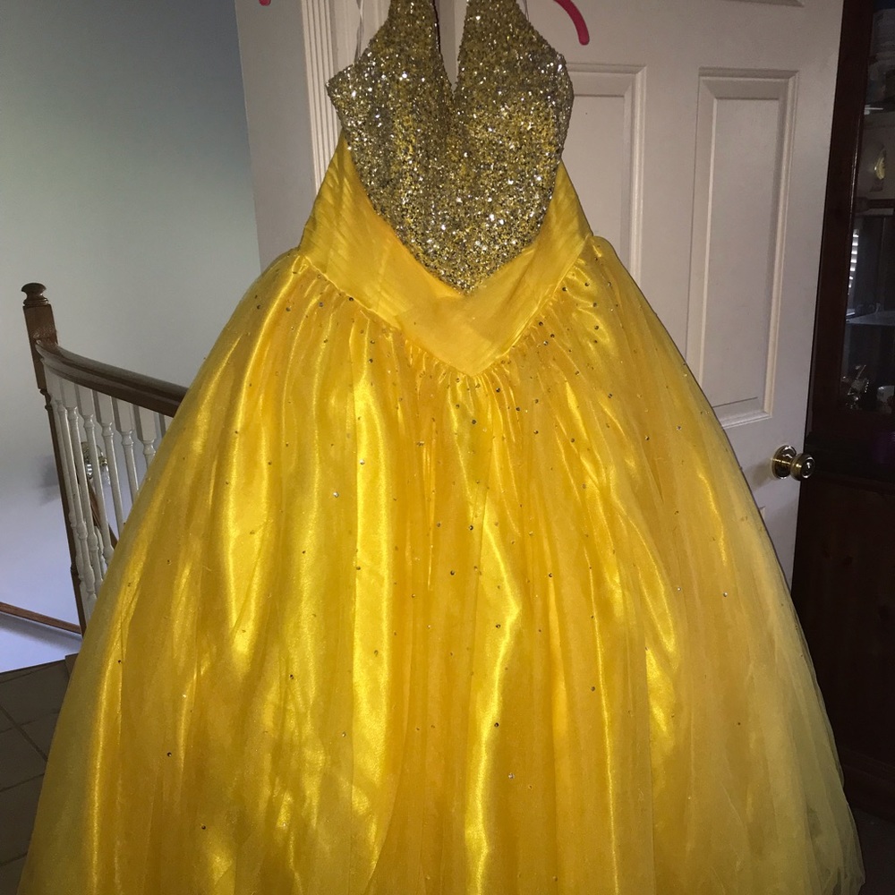 Size 20 Yellow Anjali Dress